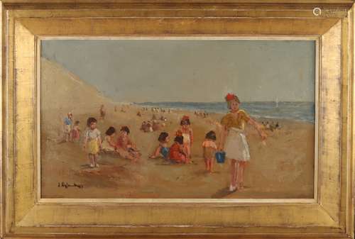 J. Rijlaarsdam, Dutch beach scene