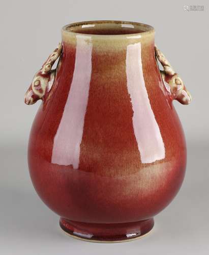 Chinese Sang de Boeuf vase