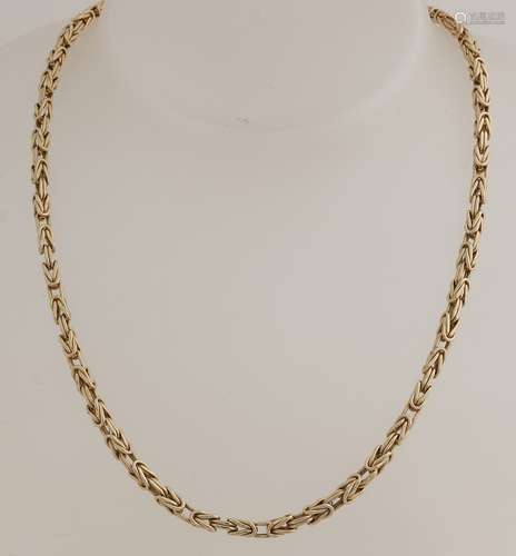 Gold king necklace