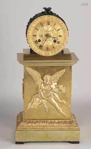 Empire mantel clock, 1820