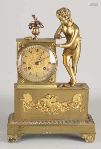 French Empire mantel clock, 1820