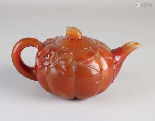 Chinese agate teapot