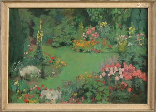 E. Wouterse-van Doesburgh, Garden view