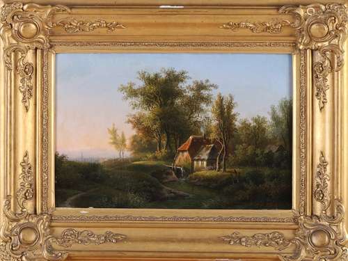 Willem de Klerk, Landscape with watermill