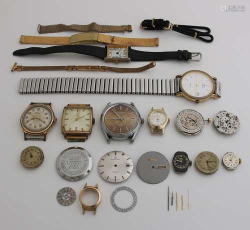 Lot of watches and parts