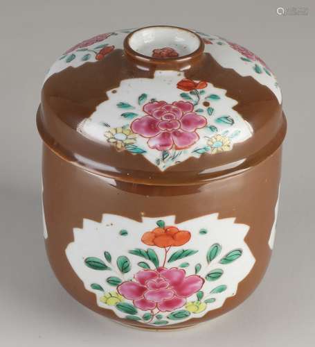 Chinese capuchin jar lid