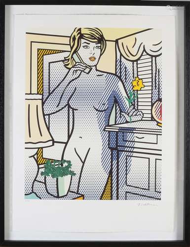 Roy Lichtenstein, Naked lady in the interior