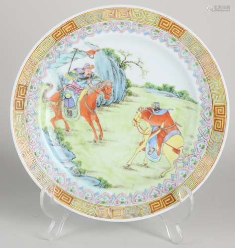 Chinese plate Ø 21.4 cm.