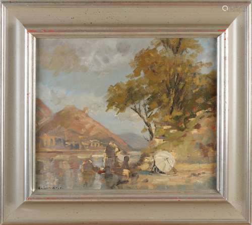 Henk van Leeuwen from Oudewater, Landscape mountain lake