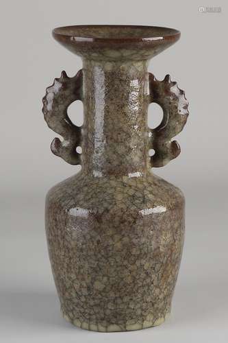 Chinese celadon ear vase