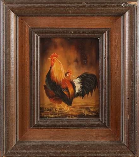 B. Lieshout, Rooster with chicken