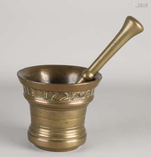 18th century bronze mortar