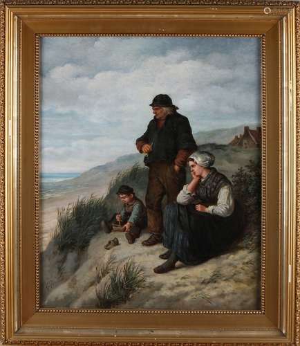 GJ Derens, Fisherman's family in the dunes