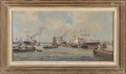 JP Molenaar, Rotterdam harbor view