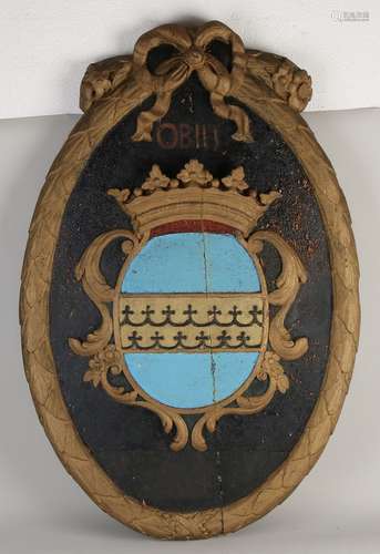 Antique coat of arms, 1800