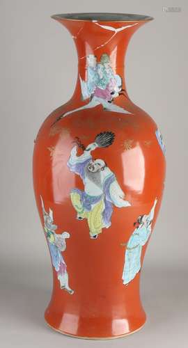 18th century Chinese vase, H 59 cm.