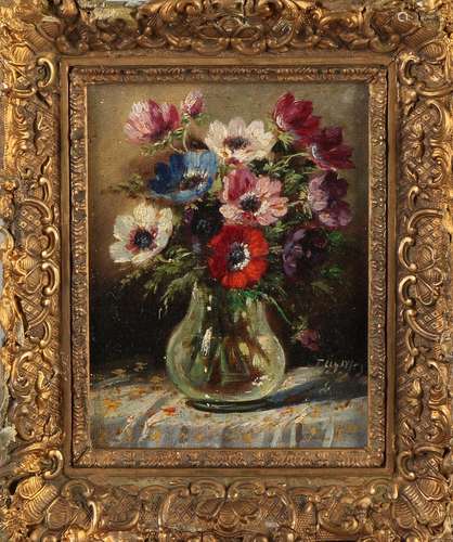 Tilly Moes, Vase with anemones