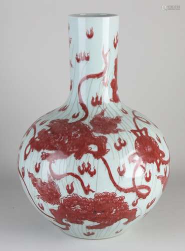 Chinese vase, H 43.5 cm.