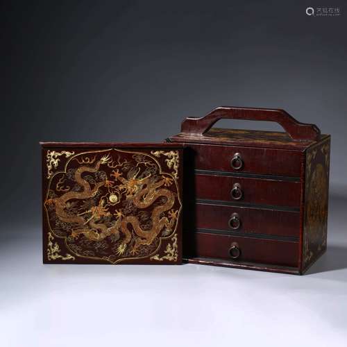 A SET OF CHINESE IMPERIAL INK AND BOX INLAID WITH SHELLS