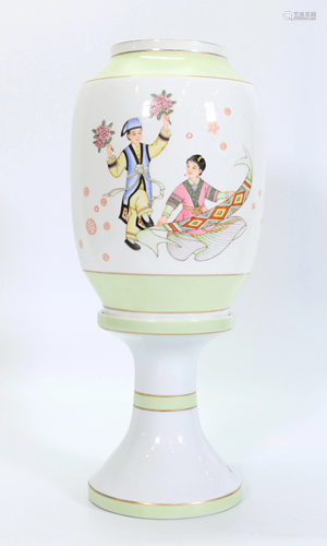 Chinese Cultural Revolution Eggshell Lantern Lamp