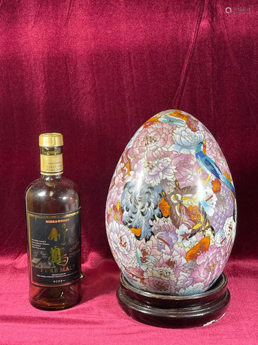 Chinese Cloisonne Egg Display