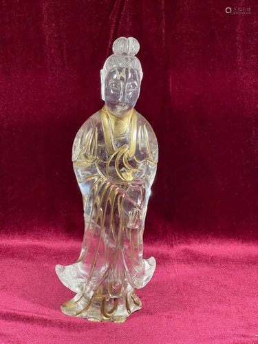 Chinese Rock Crystal Kuanyin