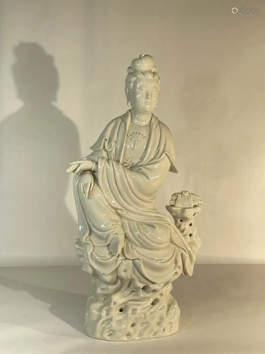 Chinese Blanc de Chine Porcelain Kuanyin