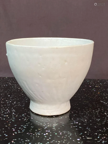 Chinese White Glazed Porcelain Bowl - Song Period