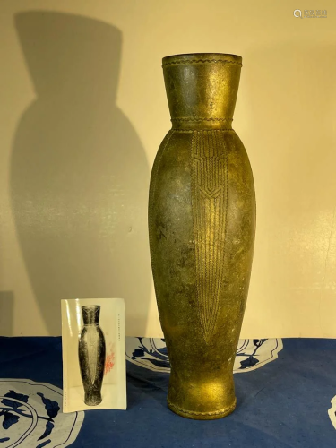 Japanese Bronze Vase Art Deco - Exhibition Artist