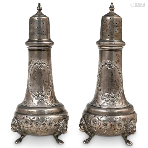 B&M Sterling Salt & Pepper Shakers