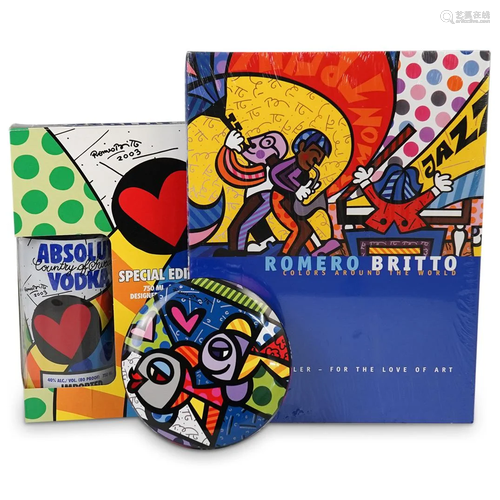 Artist Romero Britto Grouping Set