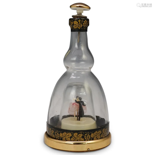 Musical Liquor Bottle with Ballroom Dancers