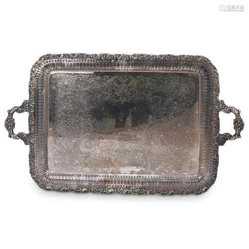 Wilcox Silver Plate Handled Tray