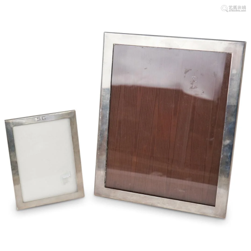 (2 Pc) Sterling Silver Picture Frames