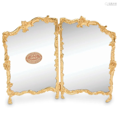 Elias 18K Gold Plated Dual Photo Frame