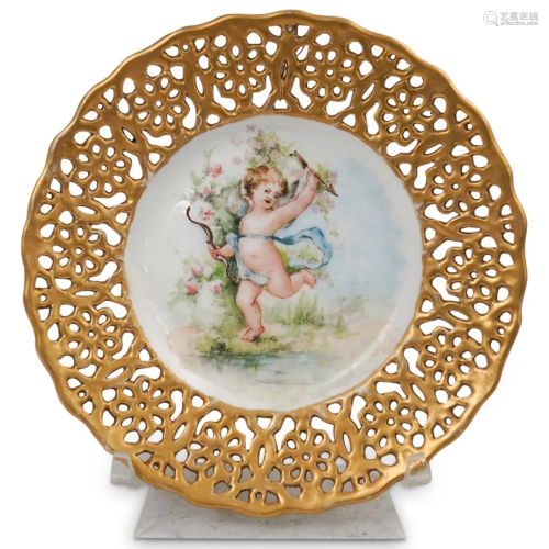 Meissen Painted Porcelain Plate