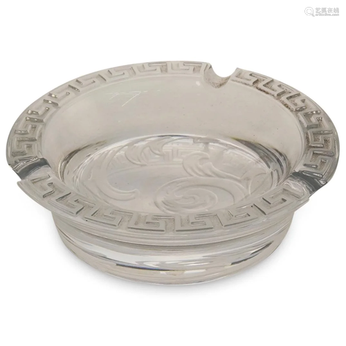 Versace Rosenthal Glass Ashtray