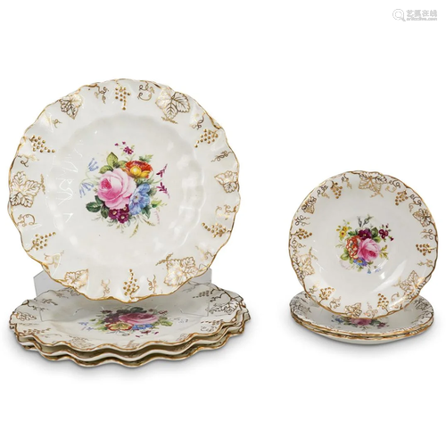 (7Pc) Royal Crown Derby Porcelain Set