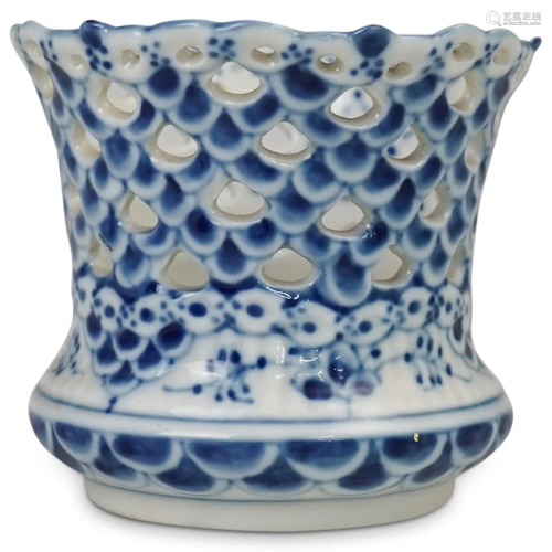 Royal Copenhagen Reticulated Porcelain Cup