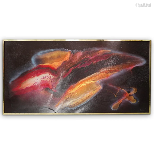 Monumental Mid-Century Galaxy Painting