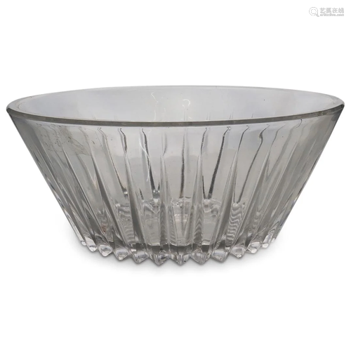 Val Saint Lambert Crystal Bowl