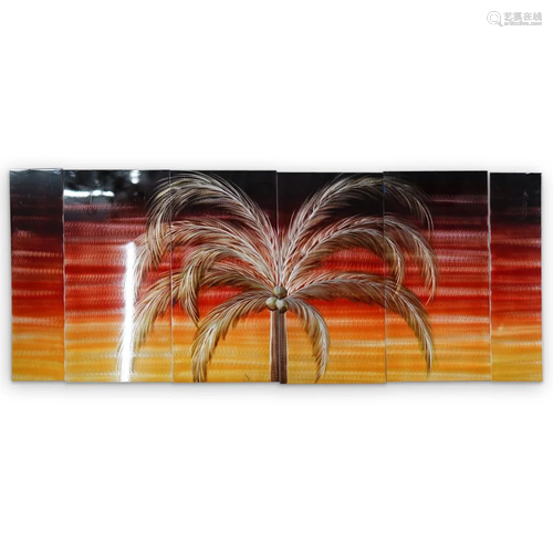 Palm Tree Metal Wall Art