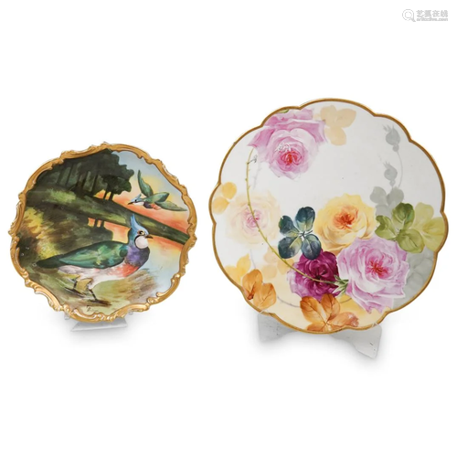 (2Pc) Limoges Porcelain Collection