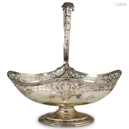 Sterling Silver Footed Basket