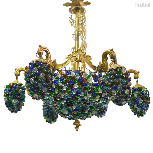 Vintage Murano Glass Chandelier