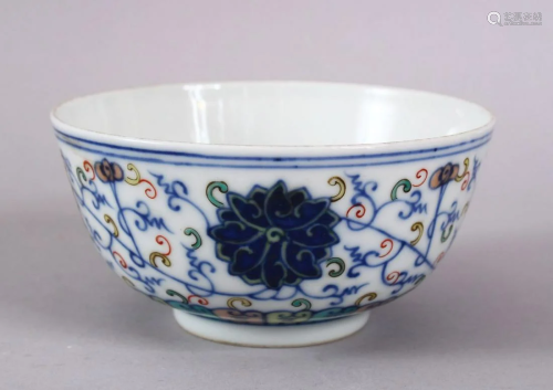 A CHINESE GUANGXU STYLE DOUCAI DECORATED PORCELAIN RICE