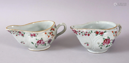 A PAIR OF 18TH CENTURY CHINESE EXPORT FAMILLE ROSE