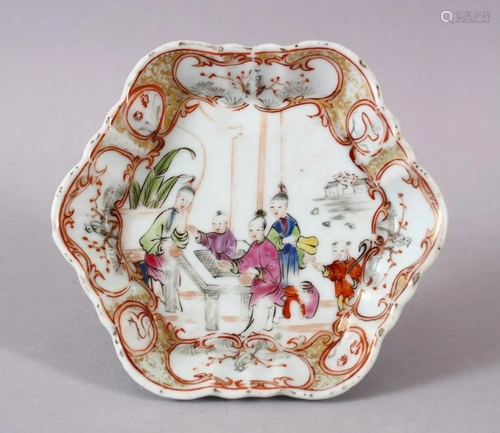 AN 18TH CENTURY CHINESE EXPORT FAMILLE ROSE PORCELAIN