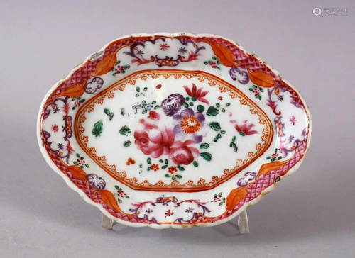 AN 18TH CENTURY CHINESE EXPORT FAMILLE ROSE PORCELAIN