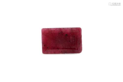 A CERTIFICATED UNMOUNTED RUBY